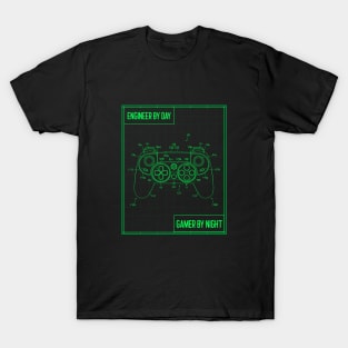 Engineer by Day Gamer by Night T-Shirt